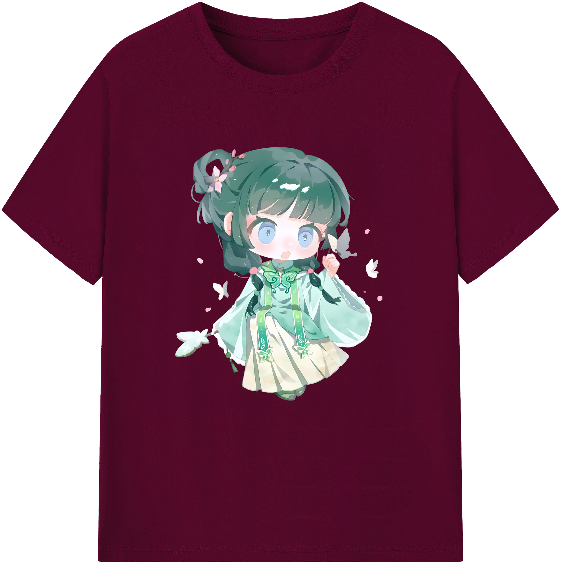 （画像用） 薬屋のひとりごと The Apothecary Diaries レディースカジュアルプリントTシャツ（綿100％）